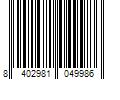 Barcode Image for UPC code 8402981049986