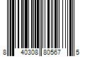 Barcode Image for UPC code 840308805675