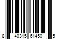 Barcode Image for UPC code 840315614505