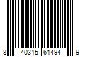 Barcode Image for UPC code 840315614949