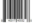 Barcode Image for UPC code 840317400328