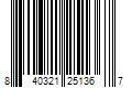 Barcode Image for UPC code 840321251367