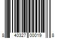 Barcode Image for UPC code 840327000198