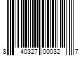 Barcode Image for UPC code 840327000327