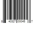 Barcode Image for UPC code 840327000457