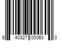 Barcode Image for UPC code 840327000600