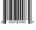 Barcode Image for UPC code 840327000839