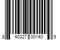 Barcode Image for UPC code 840327001409