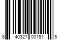 Barcode Image for UPC code 840327001515