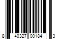 Barcode Image for UPC code 840327001843