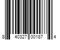 Barcode Image for UPC code 840327001874