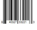 Barcode Image for UPC code 840327332213