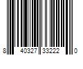 Barcode Image for UPC code 840327332220