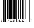 Barcode Image for UPC code 840327333227