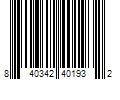 Barcode Image for UPC code 840342401932