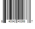 Barcode Image for UPC code 840342402687