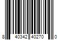 Barcode Image for UPC code 840342402700