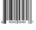 Barcode Image for UPC code 840342534807