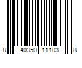 Barcode Image for UPC code 840350111038