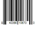 Barcode Image for UPC code 840356106700