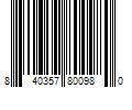 Barcode Image for UPC code 840357800980