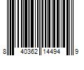 Barcode Image for UPC code 840362144949