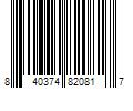 Barcode Image for UPC code 840374820817