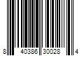 Barcode Image for UPC code 840386300284