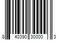 Barcode Image for UPC code 840390300003