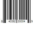 Barcode Image for UPC code 840392300049