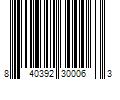 Barcode Image for UPC code 840392300063