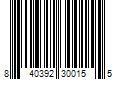 Barcode Image for UPC code 840392300155