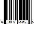 Barcode Image for UPC code 840393514155