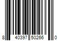 Barcode Image for UPC code 840397502660