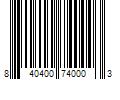 Barcode Image for UPC code 840400740003