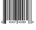 Barcode Image for UPC code 840407400696