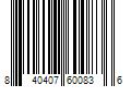 Barcode Image for UPC code 840407600836