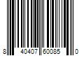 Barcode Image for UPC code 840407600850