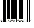 Barcode Image for UPC code 840407600874