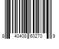 Barcode Image for UPC code 840408602709