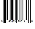 Barcode Image for UPC code 840439700146