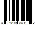 Barcode Image for UPC code 840439700412