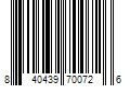 Barcode Image for UPC code 840439700726