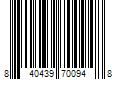 Barcode Image for UPC code 840439700948