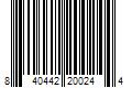 Barcode Image for UPC code 840442200244