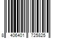 Barcode Image for UPC code 8406401725825