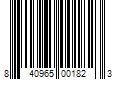 Barcode Image for UPC code 840965001823