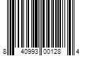 Barcode Image for UPC code 840993001284