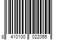 Barcode Image for UPC code 8410100022055