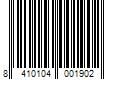 Barcode Image for UPC code 8410104001902